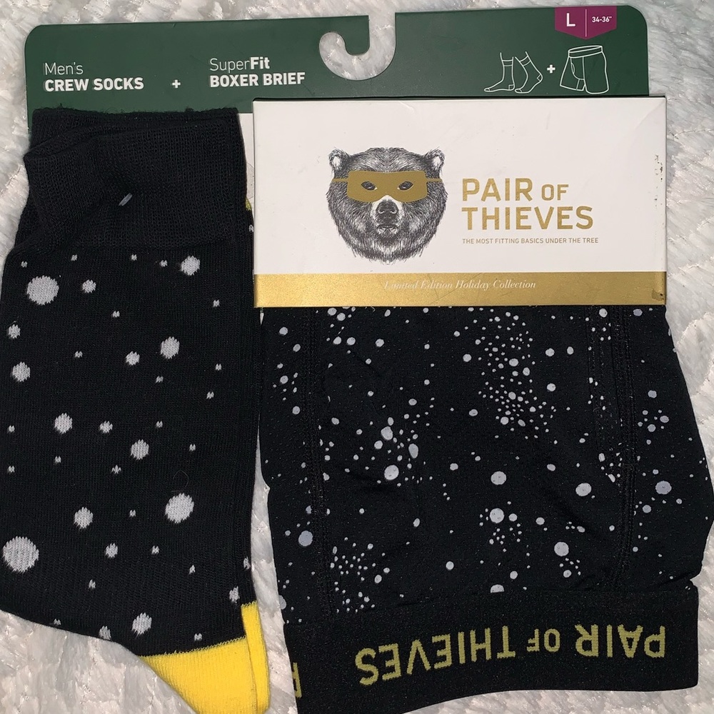 CREW SOCKS AND BOXER BRIEF
